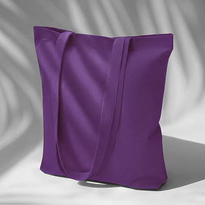 Сумка из плотного хлопка Carryme 220, 220 г/м2 (Фиолетовый)