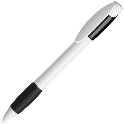 Ручка шариковая с грипом X-5 (Белый, черный)