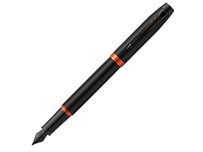 Ручка перьевая Parker IM Vibrant Rings Flame Orange (Оранжевый, черный)