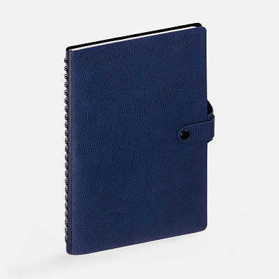 Ежедневник Strep Front на заказ, недатированный, темно-синий
