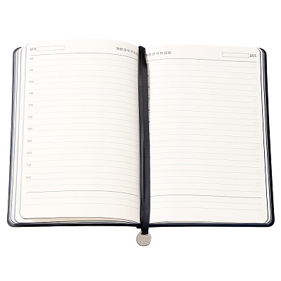 Ежедневник A5 недатированный Impero в мягком переплёте, черный