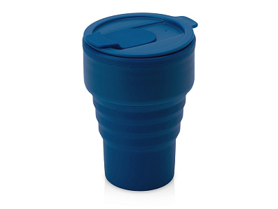 Силиконовый складной стакан GoCup (Синий индиго)