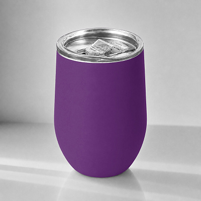 Термокружка Vacuum mug C1, soft touch, 370 мл (Фиолетовый)