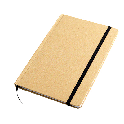 Блокнот Элвин в твёрдом переплёте, черный (Чёрный)