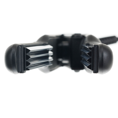 Щипцы-гофре для волос DEWAL BEAUTY Comfort 15x95 мм, черные