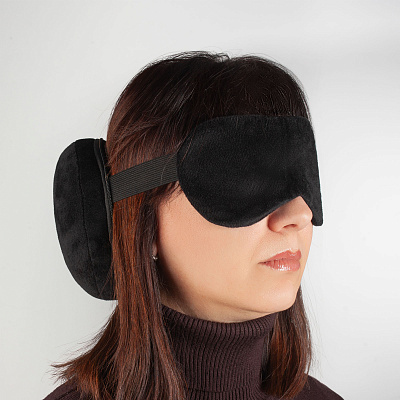 Дорожный набор "2Go" 2в1, черный (Чёрный) Дорожный набор "2Go" 2в1, черный (Чёрный)