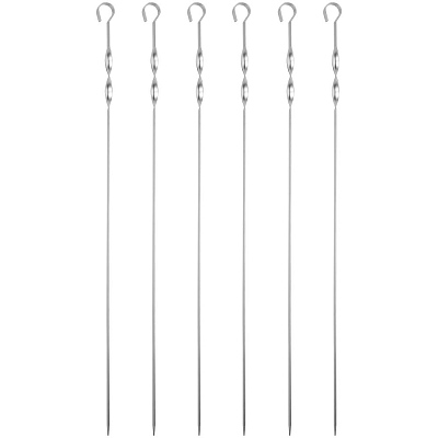 Набор шампуров в чехле Long Bower, серый