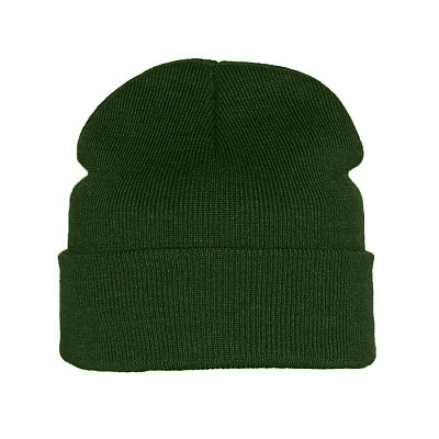 Шапка вязаная двойная ESSENTIAL (Зеленый)