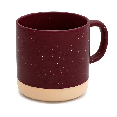 Кружка Marina, бордовая (Бордовый)