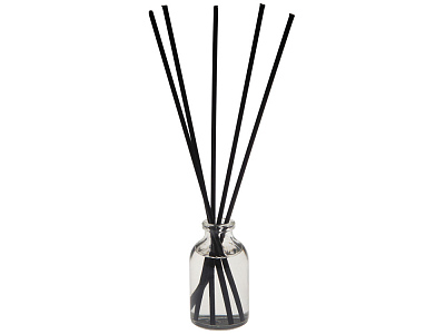 Ароматический диффузор 30мл Ember, перец и кожа (Прозрачный, черный)