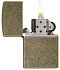 Зажигалка ZIPPO, с покрытием Anitque Brass™, латунь/сталь, матовая, 38x13x57 мм - Фото 3