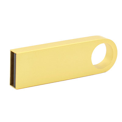 Флешка Гильдия 16 Гб в футляре, золотистая