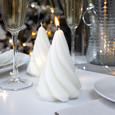 Свеча Sparklet, белая (Белый)