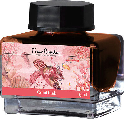 Флакон чернил Pierre Cardin 15мл серия CITY FANTASY цвет Coral Pink (Розовый Коралл)