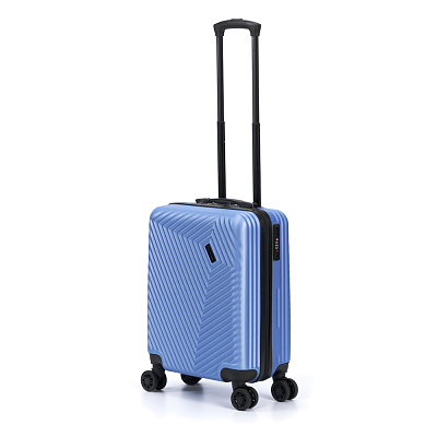 Чемодан TORBER Lama , ABS-пластик, 38 х 21 х 55 см, 37 л (Синий)