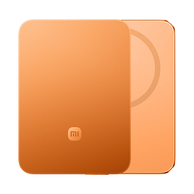 Беспроводной магнитный ПЗУ Xiaomi UltraThin Magnetic Power Bank 5000 15W, оранжевый