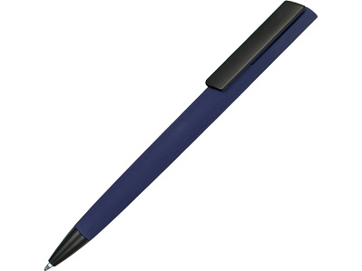 Ручка пластиковая шариковая C1 soft-touch (Темно-синий)