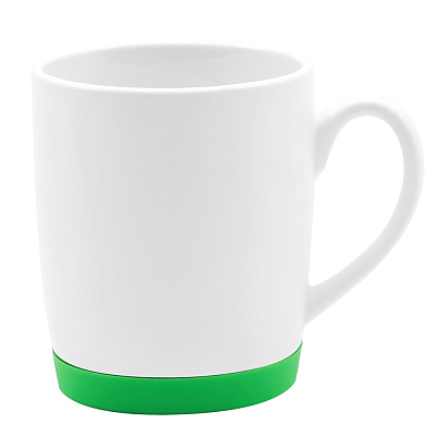 Кружка Make Me To Go, белая/зелёная (Белый/зеленый)