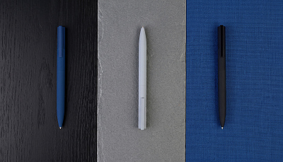 Ручка шариковая "Orion", покрытие soft touch, серый