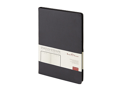 Ежедневник недатированный А5 Megapolis Nappa (Чёрный)
