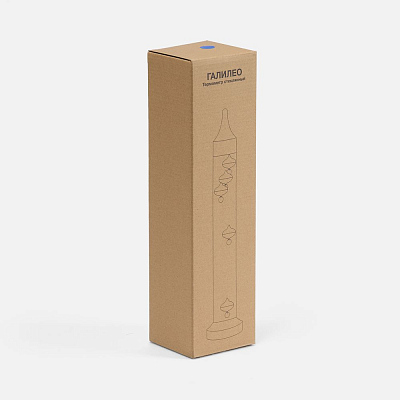 Термометр стеклянный «Галилео», голубой