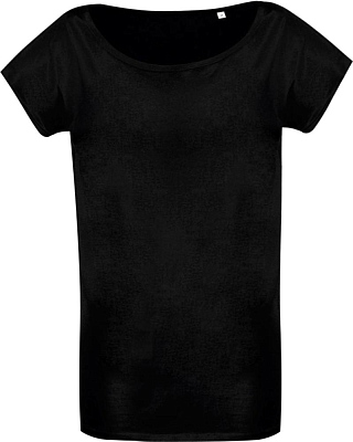 Футболка женская Marylin, красная (Чёрный)