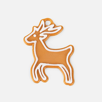 Мини-подвеска «Пряник» 3D-печать на заказ олень