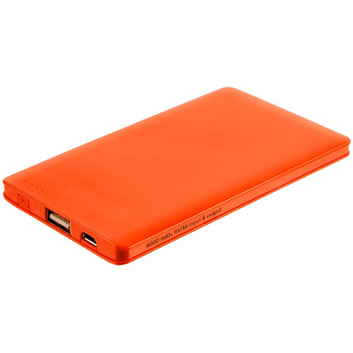 Внешний аккумулятор Easy Trick, 4000 мАч  (Оранжевый)