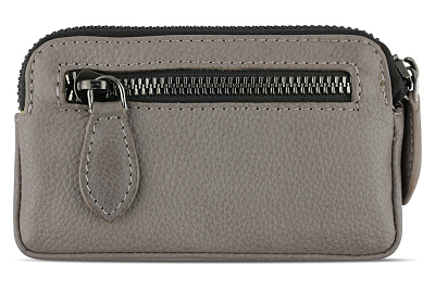 Ключница BUGATTI Bella, бежевая, воловья кожа/полиэстер, 12х1,5х7 см