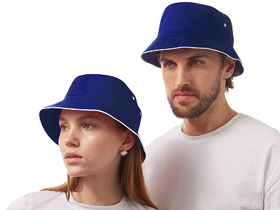 Панама Hanoi, унисекс (Классический синий, белый)