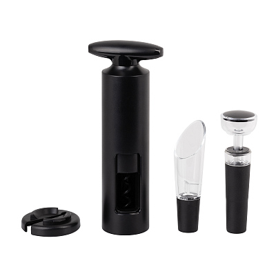 Набор винный "Винотека", черный (Чёрный)