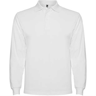 Футболка поло ESTRELLA L/S мужская, БЕЛЫЙ 3XL (Белый)