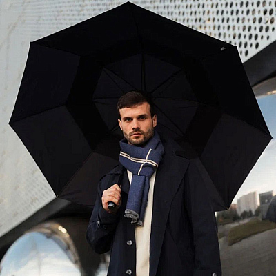 Зонт-трость Executive, темно-синий