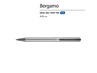 Ручка металлическая шариковая Bergamo