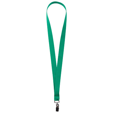 Лента для бейджа Neckband, зеленая (Зеленый)