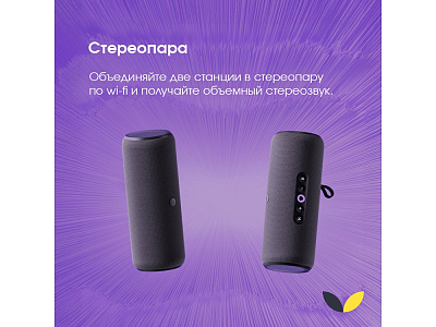 Умная колонка ЯНДЕКС Станция Стрит с Алисой