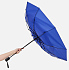 Складной зонт Dome Double с двойным куполом, синий - Фото 7