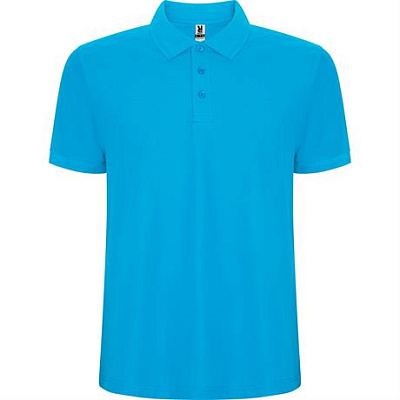 Футболка поло PEGASO PREMIUM мужская, БИРЮЗОВЫЙ XL (Бирюзовый)