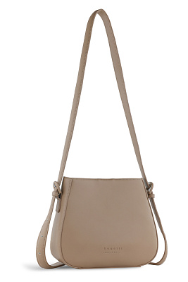 Сумка женская наплечная BUGATTI Luna, пудровая, полиуретан, 23 x 7,5 x 19,5 см (Пудровый)