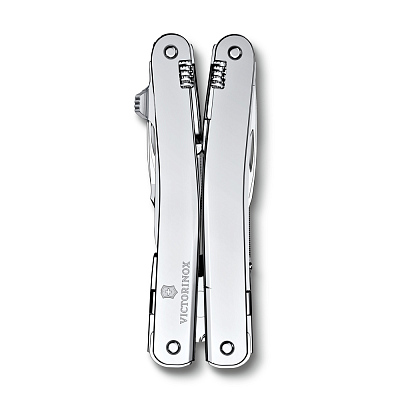 Мультитул VICTORINOX SwissTool Spirit MX, 105 мм, 24 функции, серебристый, в нейлоновом чехле
