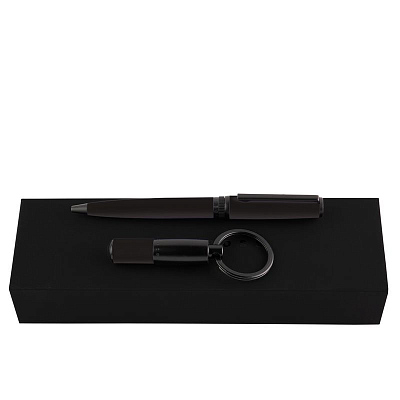 Набор Gear Matrix (шариковая ручка и брелок) (Черный)