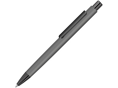 Металлическая шариковая ручка Ellipse gum soft touch с зеркальной гравировкой (Серый)