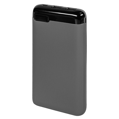 Универсальный аккумулятор Num 10 (10000 мАч) , 13,9х6.9х1,4 см (Серый)