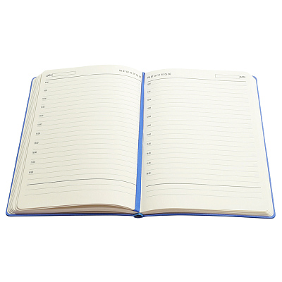 Ежедневник A5 недатированный Franco в мягком переплёте, синий