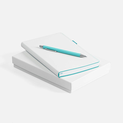 Набор White Shall, бело-бирюзовый (Бирюзовый)