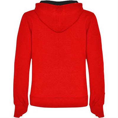 Толстовка URBAN WOMAN женская, КРАСНЫЙ/ЧЕРНЫЙ 2XL