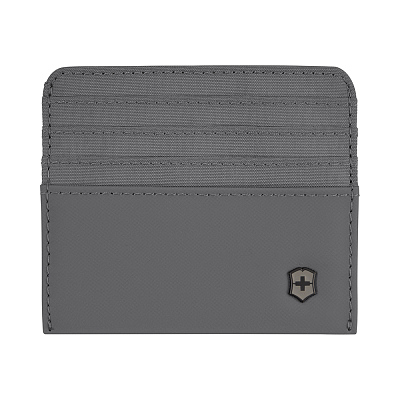 Портмоне для кредитных карт VICTORINOX Travel Essentials Card Holder, серое, полиэстер, 11х1x9 см (Серый)