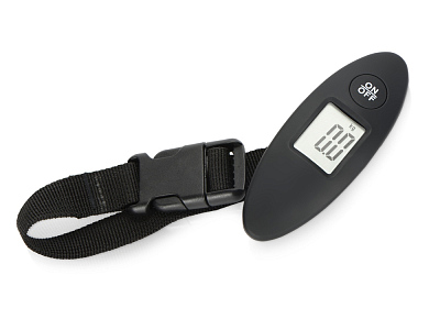 Багажные весы с покрытием soft-touch Gravity (Чёрный) Багажные весы с покрытием soft-touch Gravity (Чёрный)