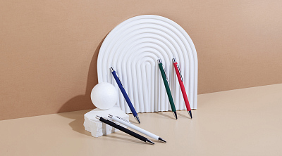 Ручка шариковая "Trade", покрытие soft touch, черный