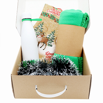 Подарочный набор Теплый вечер , зеленый